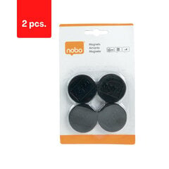 Magnetai Nobo, 38 mm, 4 vnt., 2 vnt. kaina ir informacija | Kanceliarinės prekės | pigu.lt