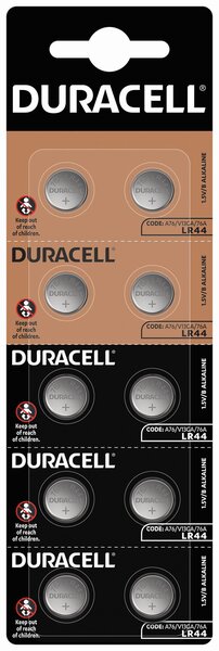 Baterijos DURACELL LR44, HSDC 2vnt., pakuotė 10 vnt. kaina | pigu.lt