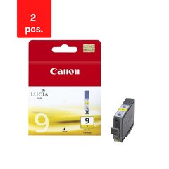 Чернильный картридж CANON PGI-9Y/1037B001, желтый, в упаковке 2 шт. цена и информация | Картриджи для струйных принтеров | pigu.lt