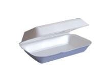 Коробка для еды, 1/2 MENU, EPS, 24 x 15 x H 7 см, 500 шт. цена и информация | Праздничная одноразовая посуда | pigu.lt