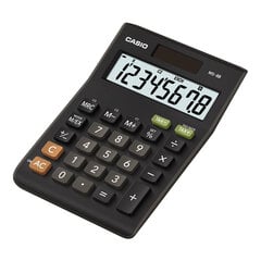 Stalinis skaičiuotuvas Casio MS-8B, 103 x 147 x 28.8 mm kaina ir informacija | Kanceliarinės prekės | pigu.lt