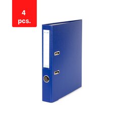 Папка-регистратор ELLER, А4, экономичная, 50 мм, в пачке 4 шт., тёмно-синяя сп. цена и информация | Канцелярские товары | pigu.lt