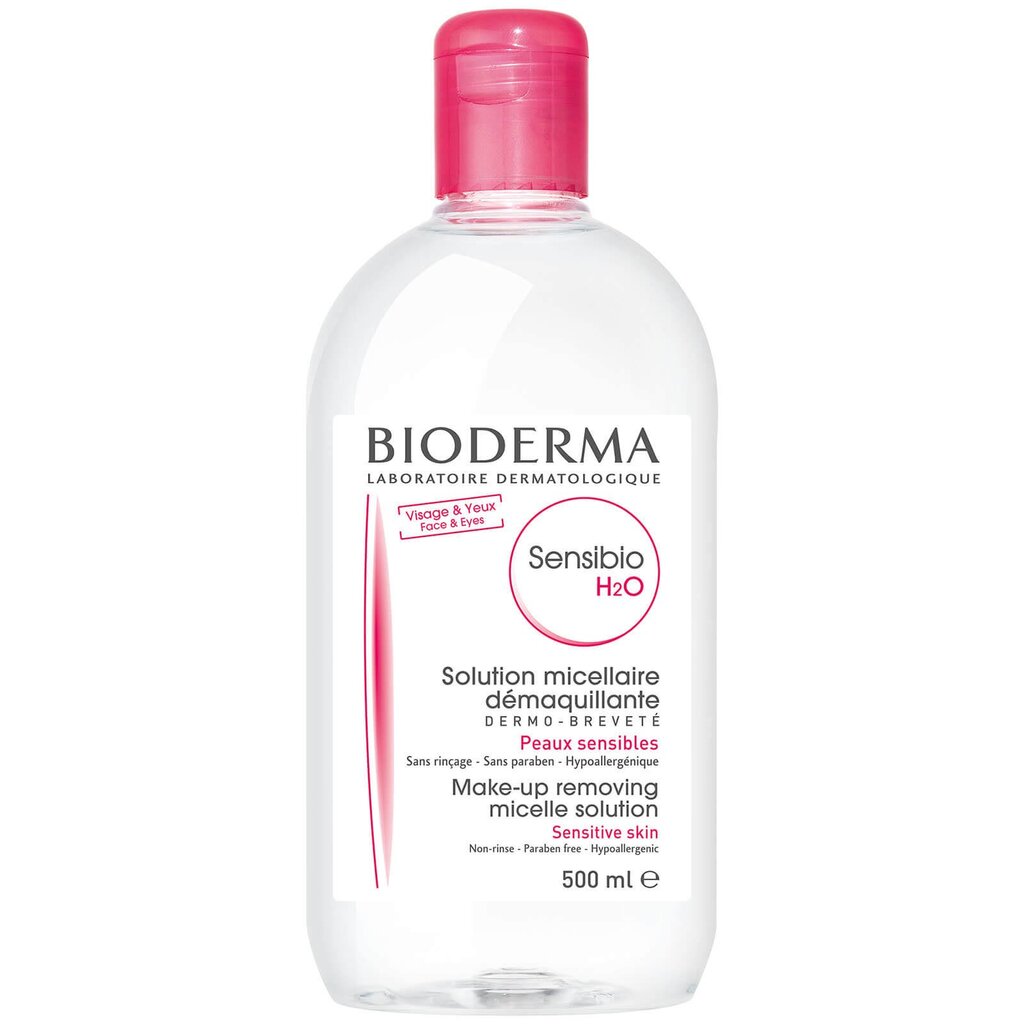 Очищающая мицеллярная вода Bioderma Sensibio H2O, 500 мл цена | pigu.lt