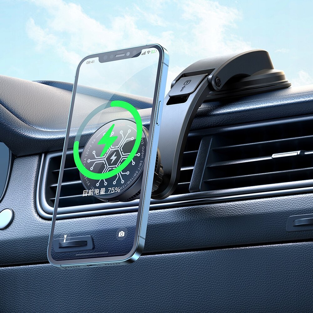 "Mcdodo" automobilinis laikiklis su indukciniu įkrovikliu, magnetinis цена и информация | Telefono laikikliai | pigu.lt