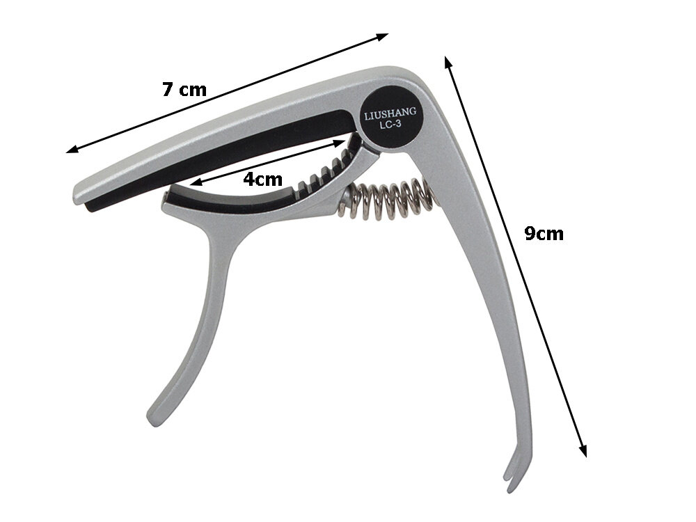 Metalinis gaubtas klasikinei gitarai + rinkinys kaina ir informacija | Priedai muzikos instrumentams | pigu.lt