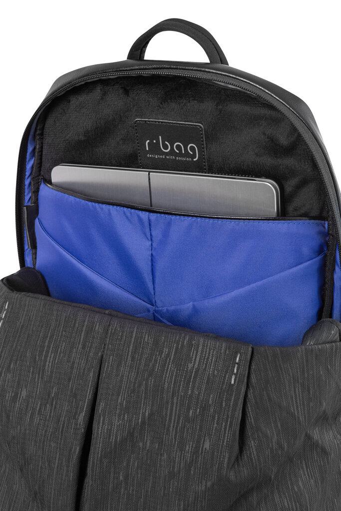 Kuprinė R-bag Lock Black Z251 kaina ir informacija | Lagaminai, kelioniniai krepšiai | pigu.lt