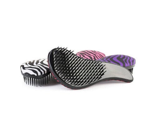 Plaukų šepetys Detangler Zebra kaina ir informacija | Šepečiai, šukos, žirklės | pigu.lt