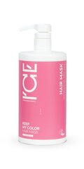 Kaukė dažytiems plaukams Natura Siberica Ice Keep My Color Hair Mask, 750ml kaina ir informacija | Priemonės plaukų stiprinimui | pigu.lt