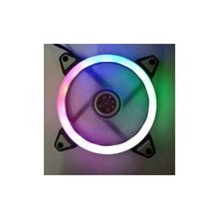 Ventiliatorius Bandit 120 x 120mm BanditPower BP-FSRRRGB Gaming RGB LED Rainbow Ring 4 Pin Molex kaina ir informacija | Kompiuterių ventiliatoriai | pigu.lt