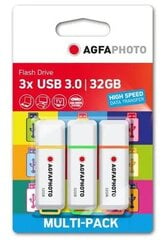 AgfaPhoto FlashDrive USB 3.0 Gen 1 32GB kaina ir informacija | USB laikmenos | pigu.lt
