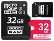 GoodRam Micro SD 32GB 10 UHS цена и информация | Atminties kortelės fotoaparatams, kameroms | pigu.lt