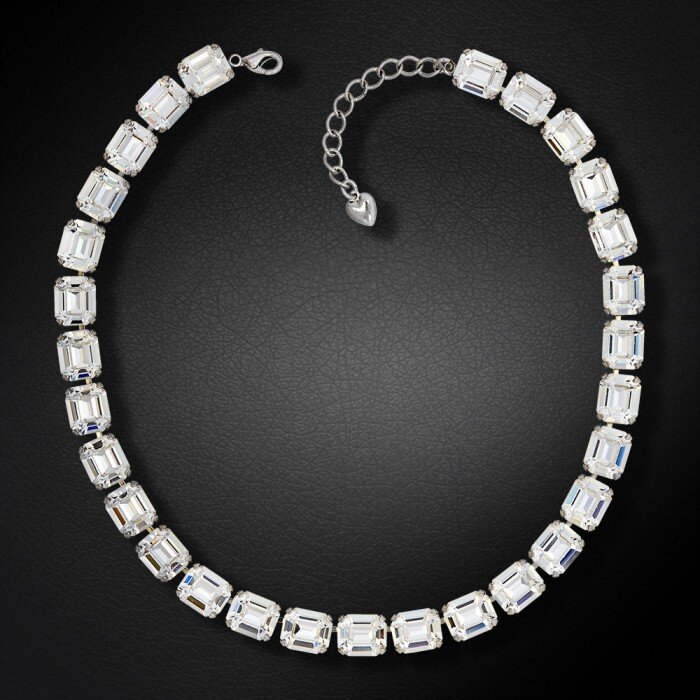 Kaklo papuošalas moterims DiamondSky Modern su Preciosa kristalais DS00N104 kaina ir informacija | Kaklo papuošalai | pigu.lt
