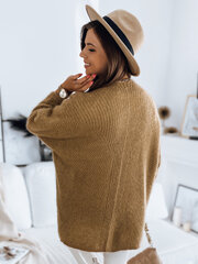 Megztinis moterims Memo MY1583743300, rudas kaina ir informacija | Megztiniai moterims | pigu.lt