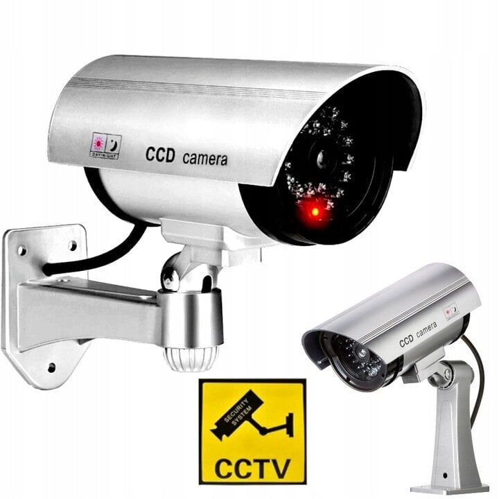 Imitacinė stebėjimo Lauko kamera su LED kaina ir informacija | Vaizdo kameros | pigu.lt