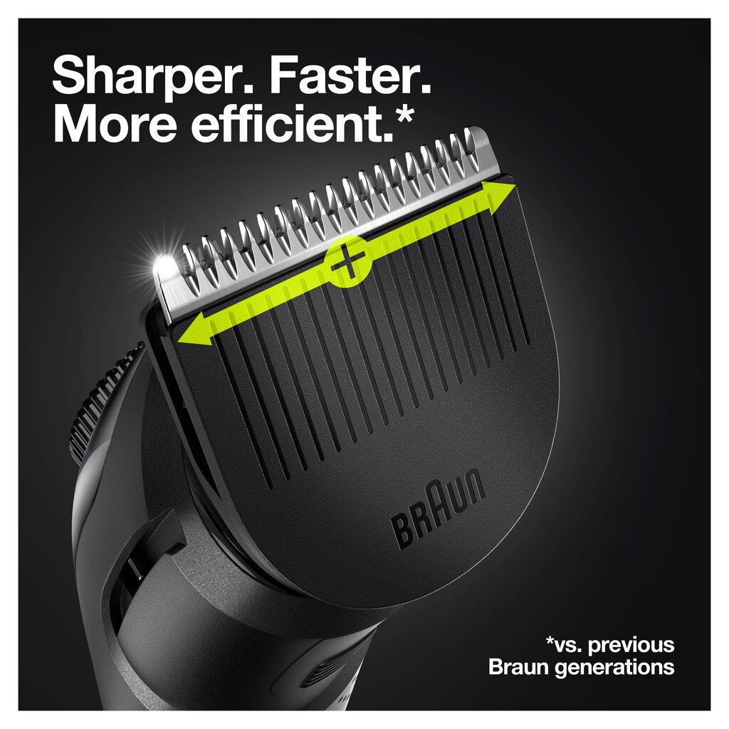 Braun Beard Trimmer 3 BT3322 kaina ir informacija | Plaukų kirpimo mašinėlės | pigu.lt