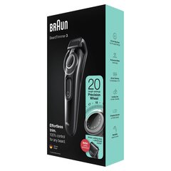 Braun Beard Trimmer 3 BT3322 цена и информация | Машинки для стрижки волос | pigu.lt