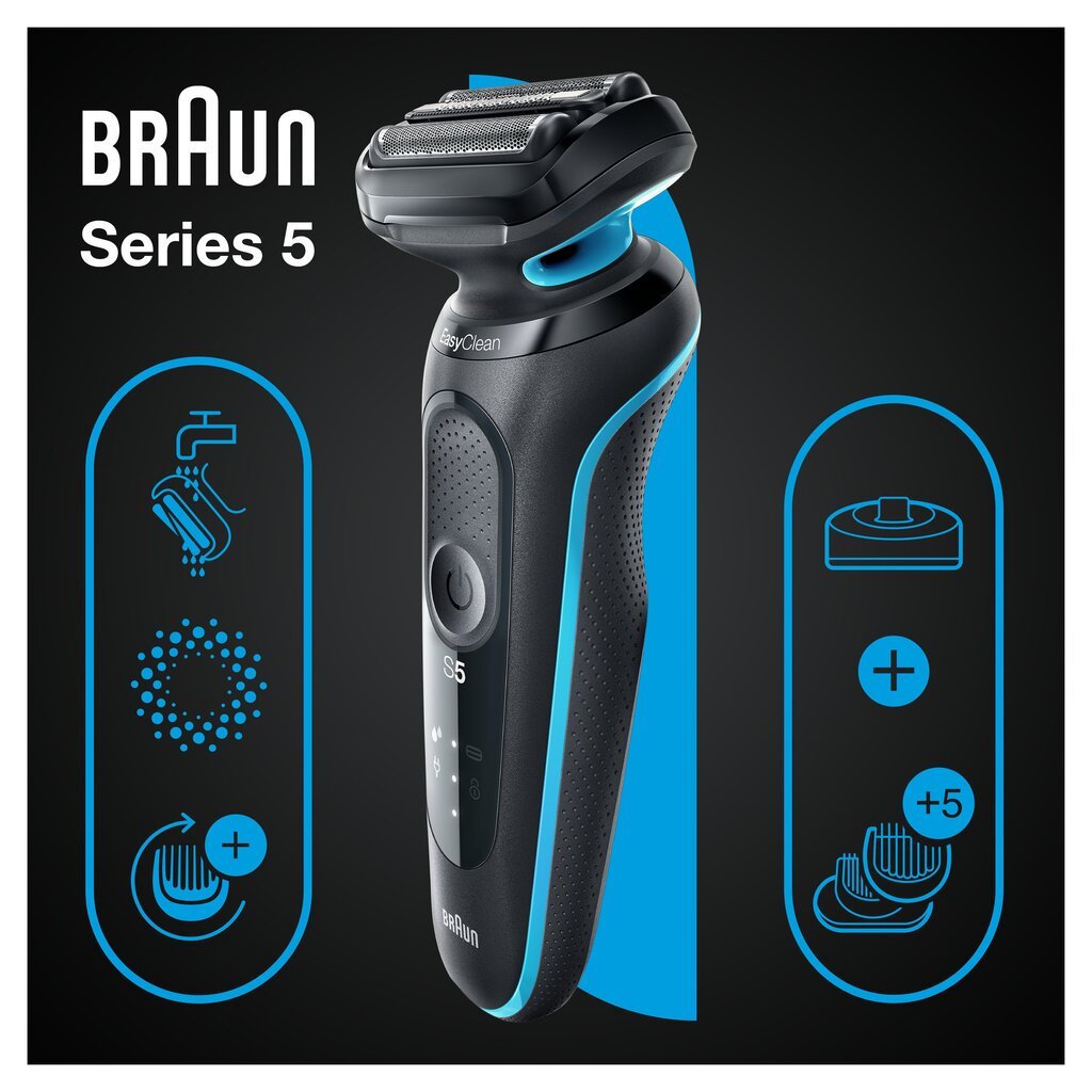 Braun Series 5 51-M4500cs AutoSense kaina ir informacija | Barzdaskutės | pigu.lt