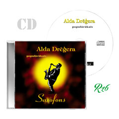 CD ALDIS DRĒĢERIS - "POPULĀRĀKAIS SAXOFONS" kaina ir informacija | Vinilinės plokštelės, CD, DVD | pigu.lt