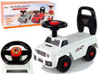 Paspiriama mašinėlė Lean Toys QX-5500- 2 su atlošu White kaina ir informacija | Žaislai kūdikiams | pigu.lt