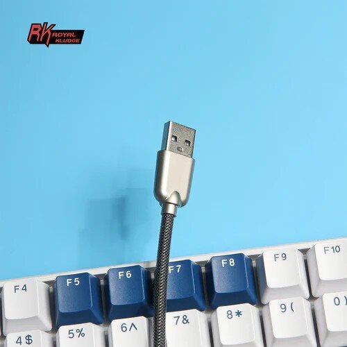 Royal Kludge USB C kompiuterio laidas kaina ir informacija | Kabeliai ir laidai | pigu.lt