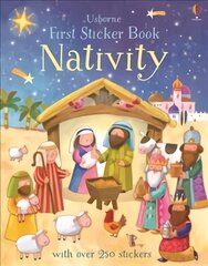 First Sticker Book Nativity kaina ir informacija | Knygos mažiesiems | pigu.lt