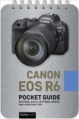 Canon EOS R6: Pocket Guide: Buttons, Dials, Settings, Modes, and Shooting Tips kaina ir informacija | Fotografijos knygos | pigu.lt