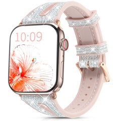 Браслет Kingxbar New Chameleon для ремешка Apple Watch 8/7/6/5/4/3/2/SE (45/44/42 мм), серебристый цена и информация | Аксессуары для смарт-часов и браслетов | pigu.lt