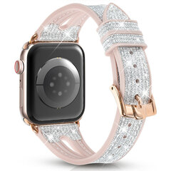 Браслет Kingxbar New Chameleon для ремешка Apple Watch 8/7/6/5/4/3/2/SE (45/44/42 мм), серебристый цена и информация | Аксессуары для смарт-часов и браслетов | pigu.lt