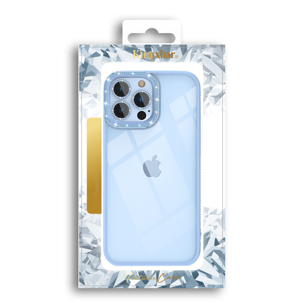 Kingxbar Sparkle Series skirtas iPhone 13 Pro, mėlynas цена и информация | Telefono dėklai | pigu.lt