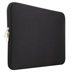 Универсальный чехол для ноутбука 15,6 ", черный цена и информация | Рюкзаки, сумки, чехлы для компьютеров | pigu.lt