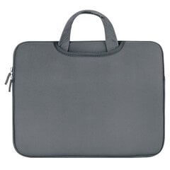 Универсальный чехол для ноутбука 15,6", серый цена и информация | Рюкзаки, сумки, чехлы для компьютеров | pigu.lt
