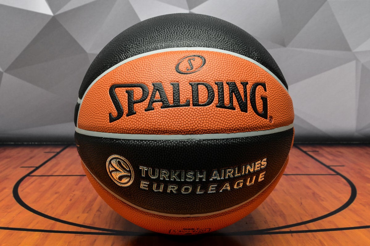 Krepšinio kamuolys Spalding Euroleague TF-1000 (oficialus), 7 dydis цена и информация | Krepšinio kamuoliai | pigu.lt