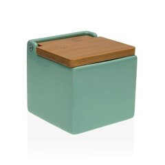 Солонка с крышкой Versa Mint Керамика Dolomite 10,5 x 11 x 11 cm цена и информация | Кухонная утварь | pigu.lt