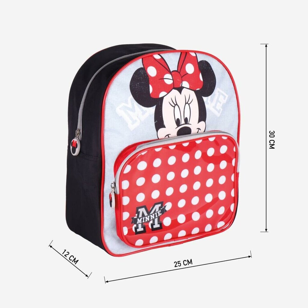 Mokyklinė kuprinė Minnie Mouse, Raudona kaina ir informacija | Kuprinės mokyklai, sportiniai maišeliai | pigu.lt