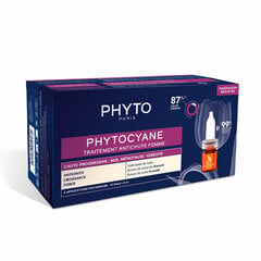 Ampulė nuo plaukų slinkimo Phyto Paris Phytocyane Progressive moterims 12 x 5 ml kaina ir informacija | Phyto Kvepalai, kosmetika | pigu.lt