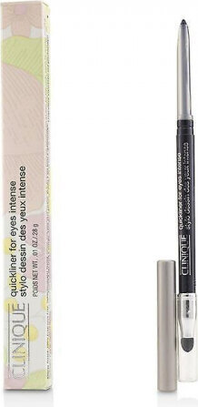 Akių pieštukas Clinique/Quickliner Intense Eye Liner Pencil-Black, 3 ml цена и информация | Akių šešėliai, pieštukai, blakstienų tušai, serumai | pigu.lt