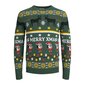 Kalėdinis vyriškas megztinis Jack&Jones Jorhoho, žalias kaina ir informacija | Megztiniai vyrams | pigu.lt