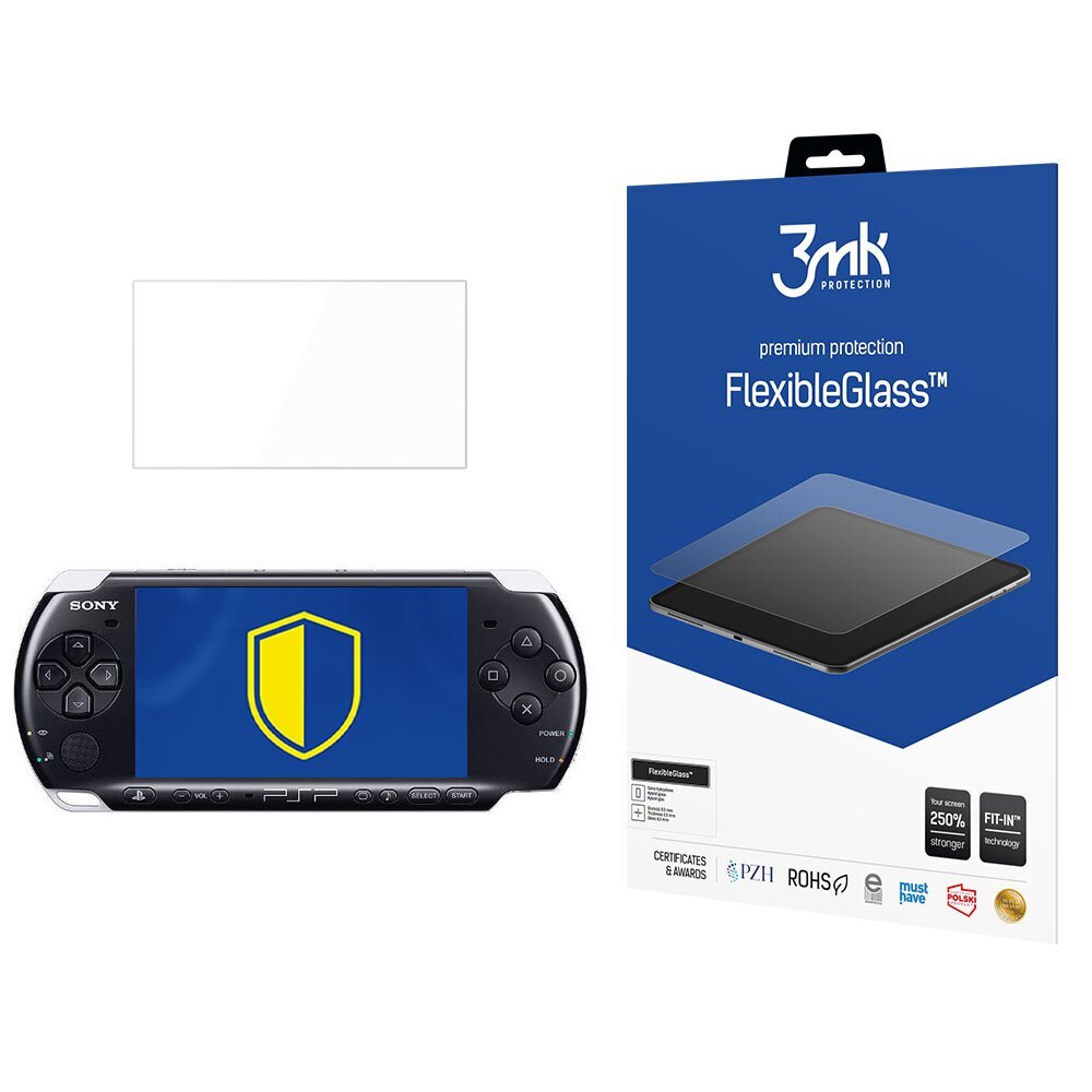 Sony PSP - 3mk FlexibleGlass™ kaina ir informacija | Žaidimų kompiuterių priedai | pigu.lt