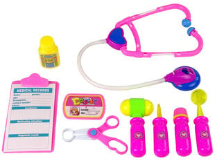 Daktaro rinkinys lagamine, rožinis kaina ir informacija | Lavinamieji žaislai | pigu.lt