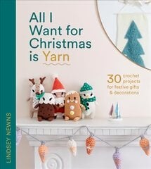 All I Want for Christmas Is Yarn: 30 Crochet Projects for Festive Gifts and Decorations цена и информация | Книги об искусстве | pigu.lt
