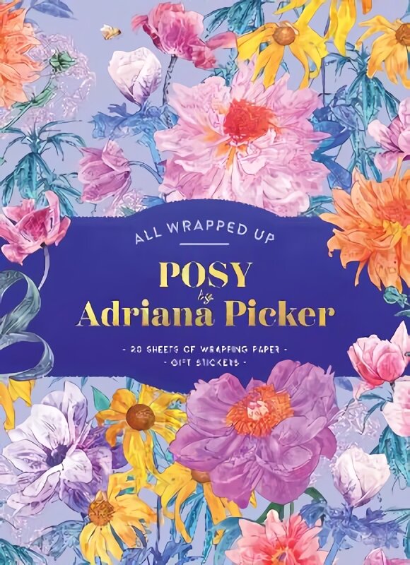 Posy by Adriana Picker: A Wrapping Paper Book цена и информация | Knygos apie meną | pigu.lt