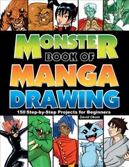 Monster Book of Manga Drawing: 150 Step-by-Step Projects for Beginners цена и информация | Книги для подростков и молодежи | pigu.lt