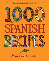 1,000 Spanish Recipes kaina ir informacija | Receptų knygos | pigu.lt