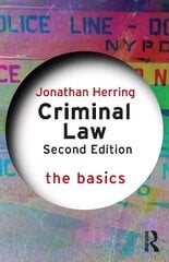 Criminal Law: The Basics 2nd edition цена и информация | Книги по экономике | pigu.lt