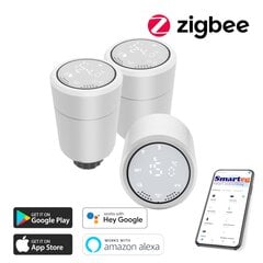Комплект смарт-радиаторных клапанов (Zigbee) цена и информация | Радиаторы отопления | pigu.lt