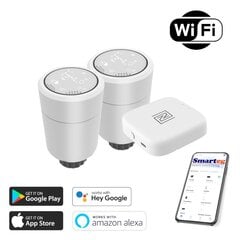 Умный радиаторный клапан + концентратор (Zigbee+Wi-Fi) цена и информация | Радиаторы отопления | pigu.lt