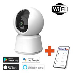 Умная внутренняя камера WiFi 1080p 360 цена и информация | Камеры видеонаблюдения | pigu.lt