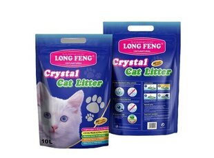 Kačių kraikas Long Feng 10 l, levandų kvapo цена и информация | Наполнитель для кошек | pigu.lt