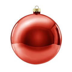 Kalėdinių dekoracijų rinkinys 12 vnt, ∅3,5 cm, raudonas blizgus (P15) 9276 kaina ir informacija | Eglutės žaisliukai, viršūnės | pigu.lt