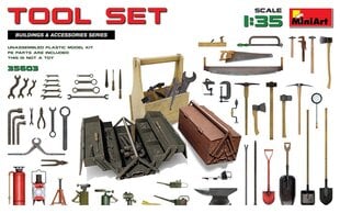 Klijuojamas Modelis MiniArt 35603 Tool Set 1/35 цена и информация | Склеиваемые модели | pigu.lt
